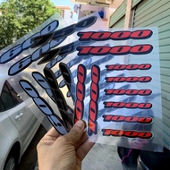 Motorcycle Fairing Tail Sides Red Sticker Decal Emblem for Suzuki GSXR 600 750 1000 GSXR1000 GSXR600