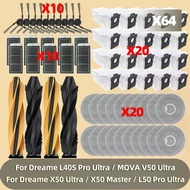 Fit For Dreame L40S Pro Ultra / Dreame X50 Ultra / L50 Pro Ultra Parts Main Side Brush Filter Mop Cl