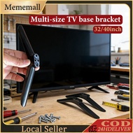 1Pair TV Base Pedestal Feet TV Stand Replacement 32/40inch Universal TV Stand Base For Support Tv
