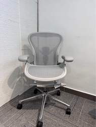 Herman Miller Aeron Mineral Polished