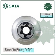 SOCKET BINTANG 13704 - 1/2" DR. TORX SOCKET E16 SATA