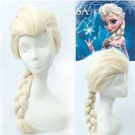 Halloween Cosplay Frozen Elsa Anna Snow White Wig Masquerade Party Show Style 7.27.7