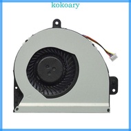 KOK Replacement Laptop Cooling Fan DC5V 4wire Radiators for X53S A43 A43S A53E A53S K53SJ