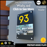 Premium House Number Plate Nombor Rumah Custom Signage House Number Papan Tanda Rumah Cantik 门牌号码定制 