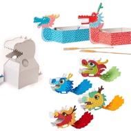 Diy CNY children art craft - diy children dinosaur costume - children's craft - diy children's lion 