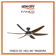 Fanco Heli 66" Madeira DC Ceiling Fan