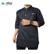 Baju Koko pria Kurta Al-Amin Pria Lengan 3/4 - Koko Muslimin - Koko al-Amin - Koko Termurah Baju Kok
