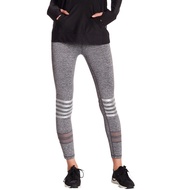 C&C Cali Metallic Stripe 7/8 Leggings CCC003|Fitness Sports Pants Yoga Leggings