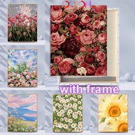 [30x40cm with frame] Paint by Numbers wall art/ paint by number DIY Painting by numbers Canvas Drawi