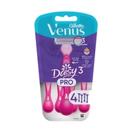 Gillette Venus Daisy 3 Pro Disposable Female Razors, 4ct
