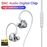 New Wired Earphones In-Ear Sports, Heavy Bass, Dynamic Coil for General Mobile Phones, Computers, Mu