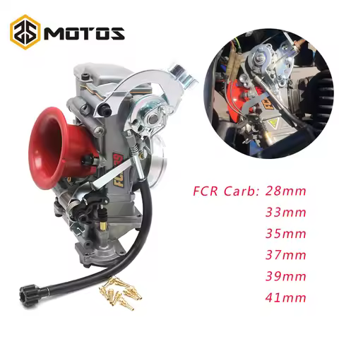 ZS MOTOS FCR37 FCR39 FCR41 kEIHI Motorcycle Carburetor Racing For Dirt Pit Bike MotoCross Offroad fo