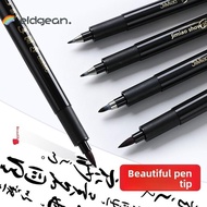 ELDGEAN 4PCS Calligraphy Brush Pen Set, Tombow Style Writing Office School Supplies Felt Tip Black M