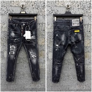 Men's Jeans Code D2-3106 Off-the-shoulder 2Tag Gold Tapered Dsq