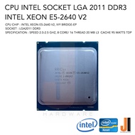 CPU Intel Xeon E5-2640 V2 8 Core/ 16 Thread 2.0-2.4 Ghz 20 MB L3 Cache 95 Watts TDP No Fan Socket LGA 2011 DDR3 (สินค้ามือสองสภาพดีมีการรับประกัน)