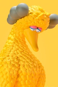 KAWS芝麻街Big Bird 公仔