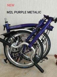 Sepeda Lipat Folding Bike Brompton 16 Inch M2L Purple Metallic