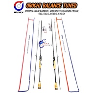 Iroly Orochi Fishing Rod Tuned 2025 Ultralight Series 662 702 UL Solid Carbon ZirconiteRing