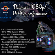Ryzen 7 9700X Gaming PC RTX 5050 5060 5070 5070 Ti 5080 5090 Custom Desktop Build