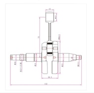 Crankshaft Connecting Rod Assembly Bearing Oil Seal Kit Fit For Stihl MS362 MS362C Chainsaw Accessor