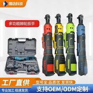 Lithium Battery Ratchet Wrench 90 Degree Right Angle Direction Makita Electric Charging Ratchet Wren