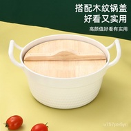 Net Red Ceramic Non-Stick Korean Instant Noodles Stew-Pan Snail Rice Noodles Pot Small Stew Pot Mini Soup Pot Milk Pot S