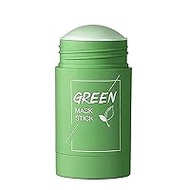 Poreless Deep Cleanse Mask Stick Green Tea, Green Tea Mask Clay Stick, Deep Clean Pore, Improves Skin, for All Skin Types Men Women (1 Piece)