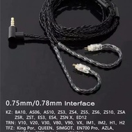 Jcally Jc08S With Mic Upgrade Cable For Kz Edx Kz Zst X Kz Zsn Pro X