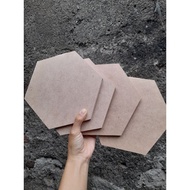 3 mm thick hexagonal mdf board
