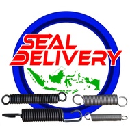 Stainless Steel Wire Pull Spring 1 mm OD 17 mm LT 50 mm Middle Normal