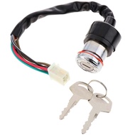 New 6 Wire ATV Ignition Switch+Key Set for Suzuki GN 125 Scooter Universal Motorcycle Ignition Switc