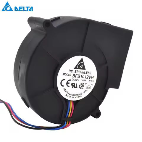 9733 Turbo Centrifugal Cooling Fan Blower BFB1012VH 12V 1.80A Wind Capacity 97*97*33MM For Delta