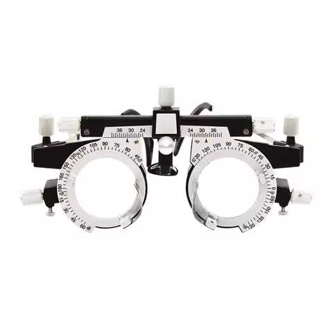 Adjustable Optical Trial Lens Frame Eye Test Glasses Optometry Optician Changeable Cylinder for Glas