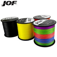 JOF Fishing tali pancing 300m 500m 1000m 10LB - 120LB PE Multifilament 4 Strands Braid Line Ocean Fi