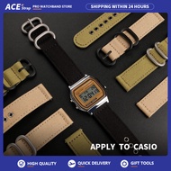 Apply to CASIO Retro Square A159W-N1 A158WA A168 Waterproof Nylon Replacement Watch Strap