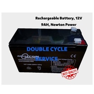 RECHARGEABLE BATTERY 12V 9AH, NEWTON POWER