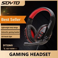 Gaming Headphone Headset with Mic Microphone Hedset Geming Murah Super Keren Gamers Gamer Komputer
