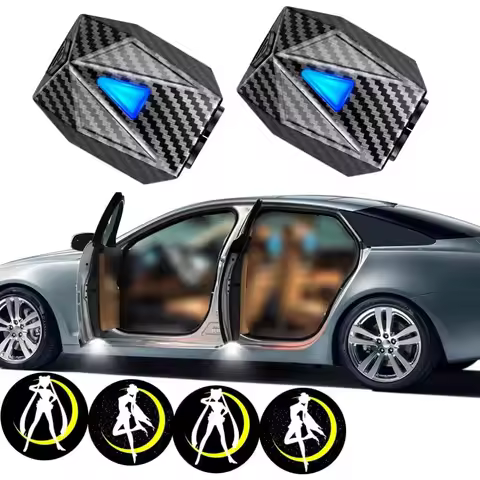 Moving Animated Projection Welcome Light for Girl and Moon, LED Door Lights Shadow Welcome Lamp for 