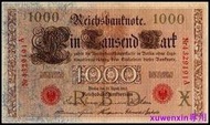 悅享購✨滿300出貨德國1000馬克紙幣 1910年老版外國錢幣大票幅