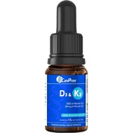 CanPrev K2 D3 Drops, MCT Base, 15ml 112-Day ply - 250IU Vitamin D3 & 30mcg K2, 450 Drops Per Bottle,
