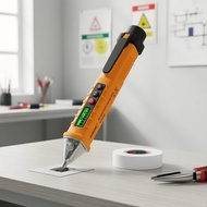 VC1010 Digital Non-Contact Voltage Tester Pen, 12-1000V AC/DC, Sound/Light/LCD Alerts Pen Penguji Vo