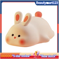 Night Light,Cute Silicone Lamp, Dimmable Light Up Bunny, Night Lamp,Rechargeable Bunny Nightlight, B