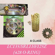 SPROCKET SET HOYO (428) A-CLASS YM183 LC135 LC V1-V8 SRL110 LAGENDA110 Z-ZR 125Z Y100 Y110 RXZ 135sp