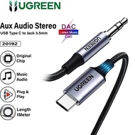 Ugreen 20192 usb type c to aux converter cable 3.5mm hifi audio dac DiM