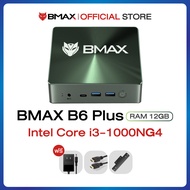 (รุ่นใหม่ 2023) BMAX B6 Series ( B6 Plus / Pro / Power ) Mini PC  มินิพีซี Windows11 CPU Gen10 Intel Core i3 i5 i7 GPU Iris Xe Plus Graphic RAM 16GB DDR4 + SSD 1TB NVMe รับประกัน 1 ปีในไทย