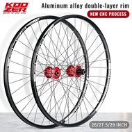 X3S4 KOOZER MTB Bike Wheelset 26/27.5/29 Inch QR/Thru Axle Rims XM490 Hubs Sunringle Rim Wheel 32 Ho