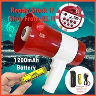 Megaphone Recorder Speaker Handheld Lithium Battery 240 seconds Hailer Pembesar suara Healer