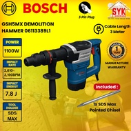 SYK Bosch Electric Demolition Hammer GSH5MX Hacker Machine Elektrik Hammer Mesin pecah Konkrit 06113
