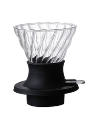 Dheer Japanese Style Filter Cup Glass Coffee Filter Cup Soaking Filter Cup Coffee Pot Pour-over Coff