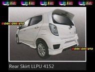 LLPU4152 Perodua Axia 2014 G Spec PU Rear Skirt (Sportivo) Body kit Bodykit